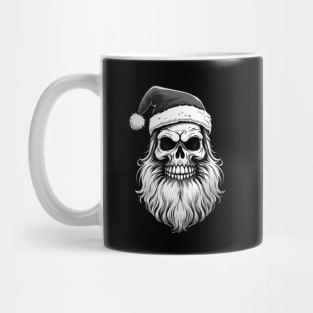 Skull in Santa Hat Mug